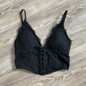 gilly hicks faux corset top